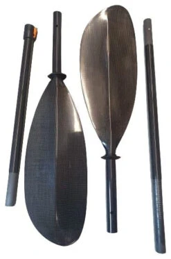 AirCanoe Full Carbone Kayak Paddle 4 Parts 220-230 Cm