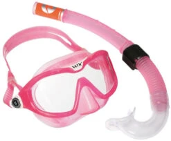 Aqua Lung Sport Mix Clear Lens + Snorkel -Meilleur Bateaux Magasin aqua lung sport mix clear lens snorkel pink 1 1