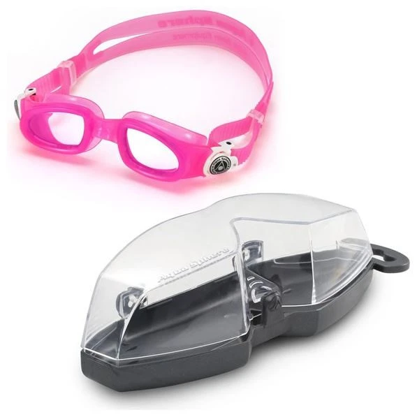 Aqua Sphere Moby Kid Clear Lens Pink-White 6 Aqua Sphere Moby Kid Clear Lens Pink-White – Image 4