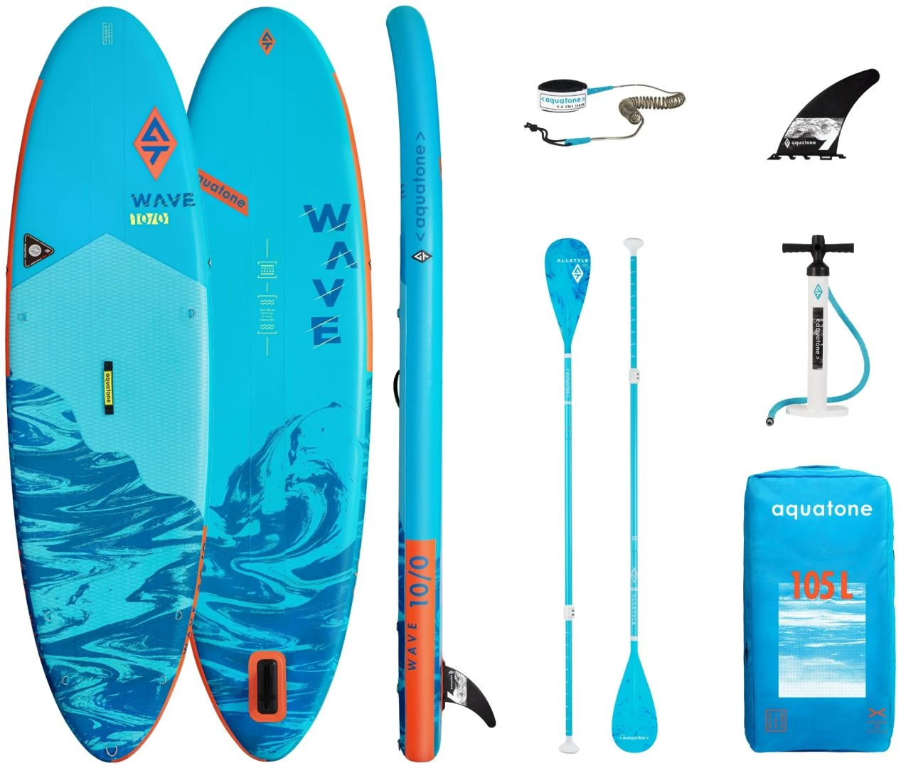Aquatone Wave 10'0" All-Round SUP Blue 3 Aquatone Wave 10'0" All-Round SUP Blue