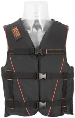 Besto Ski Gilet De Sauvetage XS -Meilleur Bateaux Magasin besto ski zwemvest xs black orange 1