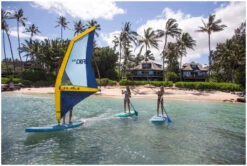 Duotone Irig One IInflatable Windsurf Sail S -Meilleur Bateaux Magasin duotone irig one inflatable windsurf sail s white orange 3