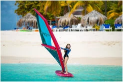 Duotone Irig One IInflatable Windsurf Sail S -Meilleur Bateaux Magasin duotone irig one inflatable windsurf sail s white orange 7