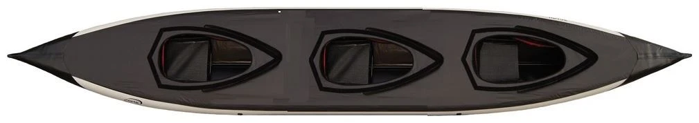 Nortik 3-Person Deck Incl. Spray Skirts For Scubi 3 One Size 3 Nortik 3-Person Deck Incl. Spray Skirts For Scubi 3 One Size