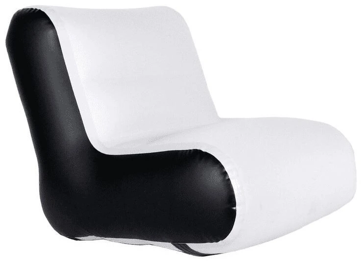 Nortik Gonflable Zitting Bright Grey-Black 3 Nortik Gonflable Zitting Bright Grey-Black