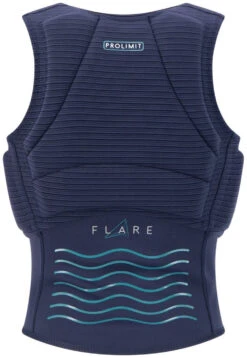 Prolimit Womens Fire Vest Half Padded Front Zip -Meilleur Bateaux Magasin prolimit womens fire vest half padded front zip navy turquise 1