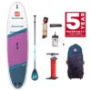 Red Paddle Co. Red Paddle Co 10'6 Ride MSL Inflatable SUP + Cruiser Tough Paddle White-Purple-Dark Blue -Meilleur Bateaux Magasin red paddle co 10 6 ride msl inflatable sup cruiser tough paddle white purple dark blue 0