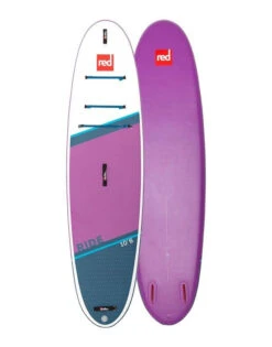 Red Paddle Co. Red Paddle Co 10'6 Ride MSL Inflatable SUP + Cruiser Tough Paddle White-Purple-Dark Blue -Meilleur Bateaux Magasin red paddle co 10 6 ride msl inflatable sup hybrid tough paddle white purple dark blue 1
