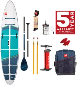Red Paddle Co. Red Paddle Co 12'0 Compact MSL Inflatable SUP White-Teal-Dark Blue -Meilleur Bateaux Magasin red paddle co 12 0 compact msl inflatable sup white teal dark blue 0 1 1