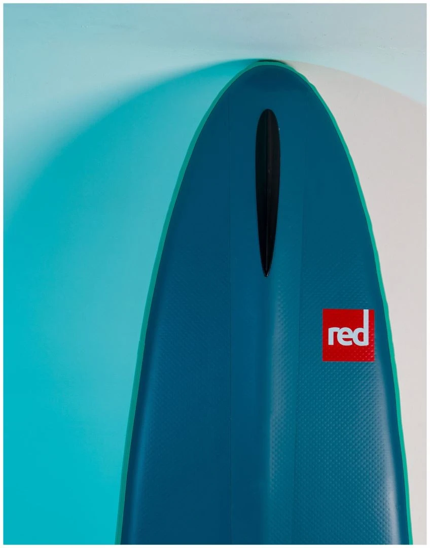 Red Paddle Co. Red Paddle Co 12'0 Voyager MSL Inflatable SUP + Hybrid Tough Paddle White-Teal-Dark Blue 6 Red Paddle Co. Red Paddle Co 12'0 Voyager MSL Inflatable SUP + Hybrid Tough Paddle White-Teal-Dark Blue – Image 4