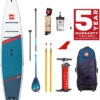 Red Paddle Co. Red Paddle Co 12’8 Sport MSL Inflatable SUP + Hybrid Tough Paddle White-Blue-Dark Blue -Meilleur Bateaux Magasin red paddle co 12 6 sport msl inflatable sup hybrid tough paddle white blue dark blue 0