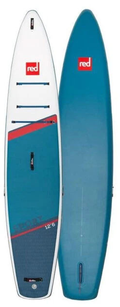 Red Paddle Co. Red Paddle Co 12’8 Sport MSL Inflatable SUP White-Blue-Dark Blue -Meilleur Bateaux Magasin red paddle co 12 6 sport msl inflatable sup white blue dark blue 0 1