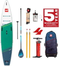 Red Paddle Co. Red Paddle Co 13'2 Voyager Plus MSL Inflatable SUP + Hybrid Tough Paddle White-Green-Dark Blue -Meilleur Bateaux Magasin red paddle co 13 2 voyager plus msl inflatable sup hybrid tough paddle white green dark blue 0 1 1
