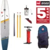 Red Paddle Co. Red Paddle Co 14'0 Elite MSL Inflatable SUP White-Grey-Dark Blue-Orange -Meilleur Bateaux Magasin red paddle co 14 0 elite msl inflatable sup white grey dark blue orange 0 1