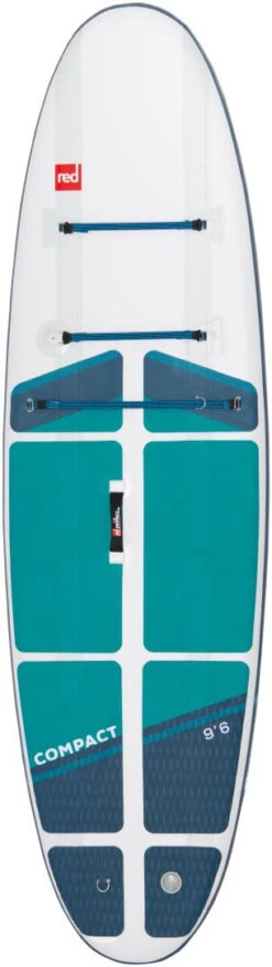 Red Paddle Co. Red Paddle Co 9'6 Compact MSL Inflatable SUP White-Teal-Dark Blue -Meilleur Bateaux Magasin red paddle co 9 6 compact msl inflatable sup white teal dark blue 2