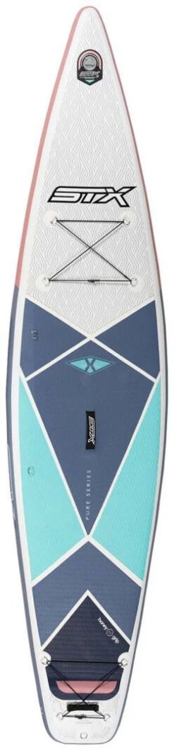 STX I-Sup Tourer Pure 11'6'' X 29'' X 5'' Navy-Rose -Meilleur Bateaux Magasin stx isup tourer pure 11 6 x 29 x 5 navy rose 1